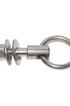 Spedizione Espresso Golfare in Acciaio Inox AISI 316 con Anello - Perno Ø 10mm, Lunghezza 85mm - Ideale per Nautica e Vela