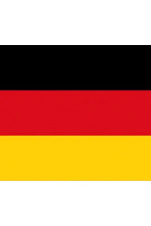 Di Tendenza Bandiera Germania 20x30 cm - Bandiere in Tessuto Stamina di Poliestere 100% per Nautica e Vela