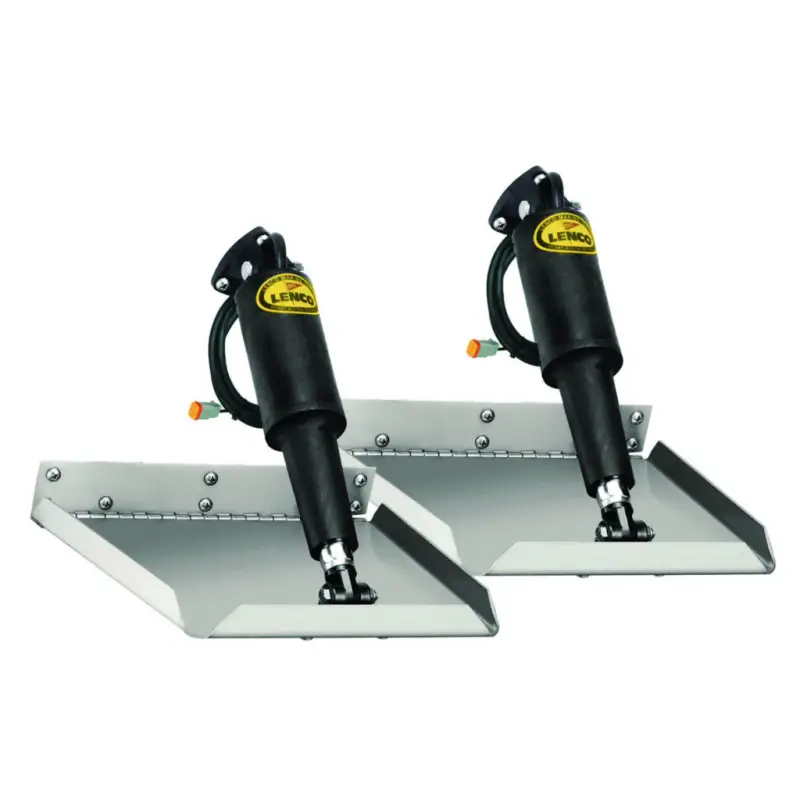 Kit Correttori d'Assetto Edge per Imbarcazioni - Composto da Cilindri Azionatori, Alettoni in Acciaio Inox e Prolunghe da 6 Metri. Ideale per Spazi Ridotti a Poppa. Compra Oggi Stesso