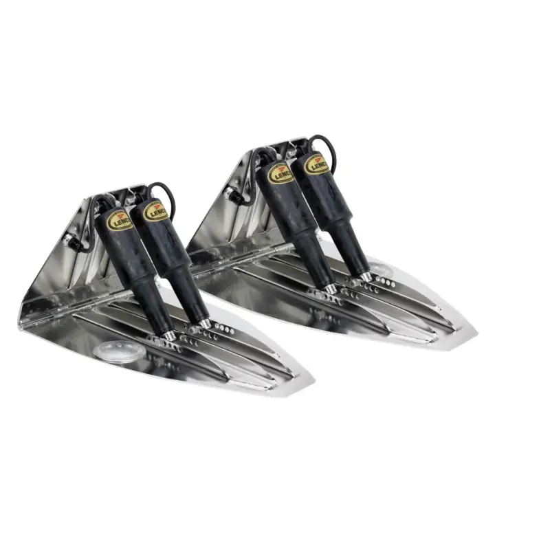 Lenco FLAP HP - Kit correttori d’assetto High Performance doppio pistone in acciaio inox per imbarcazioni veloci con spazio di poppa limitato. Compra Oggi Stesso