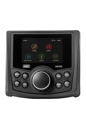 Stereo da Cruscotto GR350BT Boss Marine - Bluetooth, USB, AM/FM, Resistente agli Spruzzi, Audio e Video di Alta Qualità per la Nautica Di Tendenza