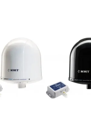 Antenna Wi-Fi 5G Compact Scout per Imbarcazioni - Sistema Internet Superveloce, Fino a 150 Utenti, Installazione Semplice, Wi-Fi Dualband e Connessione Cablatata, Tecnologia MIMO e Fino a 3,3 Gbps. Soddisfatti O Rimborsati