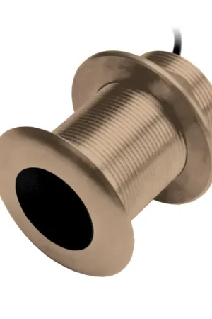Popolare Trasduttore Passante B150M CHIRP in Bronzo per Nautica - Frequenze 95-155kHz, Adatto per Carene 8-15° - Compatibile con GO, ELITE FS, HDS LIVE e altri Modelli