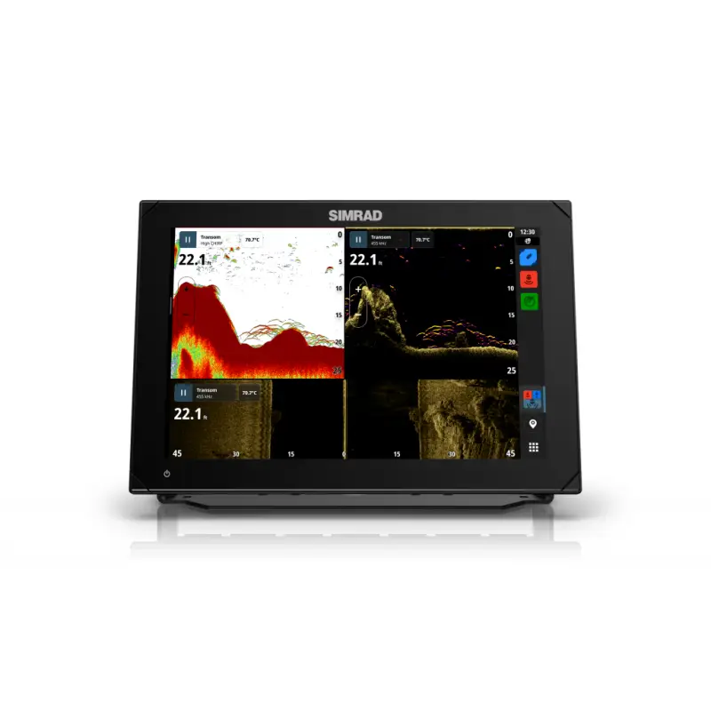 Simrad NSX - Display Nautico Multi Touchscreen IPS SolarMAX™ con Carte Nautiche C-MAP® Ottimizzate - Innovazione e Performance per Vela e Navigazione Di Tendenza