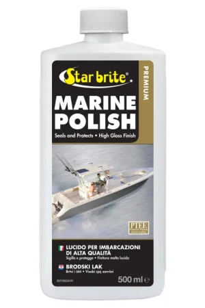 Cera Lucida Premium Marine Polish Starbrite - Protezione Professionale per Vetroresina, Metallo e Superfici Verniciate con Protezione UV, Antimacchia e Facile Applicazione Offerta Lampo