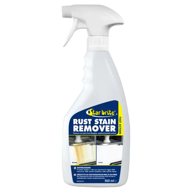 Rim-Sgrassatore Ruggine Starbrite - Rimuove Macchie da Vetroresina, Metallo e Superfici Verniciate - Facile Applicazione e Risciacquo Reso Gratuito
