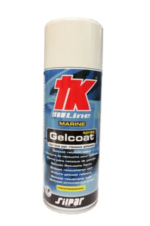 Gelcoat Spray Silpar TK - Vernice Speciale Alta Densità per Ritocco Vetroresina - 400 ml - Copertura Veloce e Uniforme per Barche e Nautica Offerta