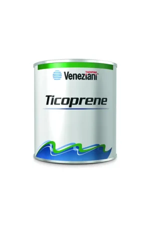 Offerta Limitata Fondo Protettivo Grigio Opaco Ticoprene Veneziani - Antivegetativa Monocomponente per Carene in Legno e Acciaio, Resistente ad Acqua Dolce e Salata - 6,4 mq/lt