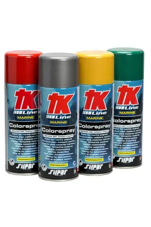 Novità Vernice Nitrocombinata Spray Silpar TK per Motori Marini 400ml