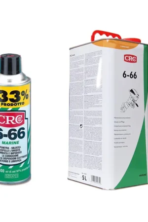 CRC 6-66 Marine - Liquido Protettivo e Penetrante per la Nautica, Ideale contro Corrosione e Corto Circuiti Reso Gratuito