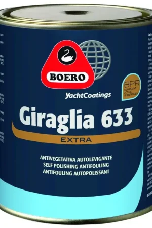 Super Prezzo Antivegetativa Giraglia 633 Extra - Protezione Multistagionale per Barche, 24-36 Mesi di Durata, 8 mq/lt, Alta Qualità Professionale