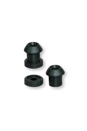 Non Perdere Funghetti Fermatelo in Nylon - Confezione da 100 Pezzi, Ø Foro 4 mm, Altezza 14 mm - Accessorio Nautico per Barche e Vela