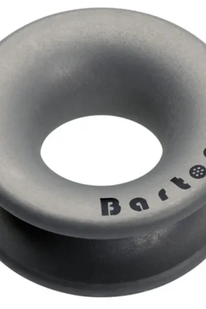 Esclusivo Anello di Rinvio Ø 16 mm in Alluminio Anodizzato Grigio - Barton Marine - Design Ergonomico e Basso Attrito per Massima Efficienza e Risparmio di Peso nella Nautica