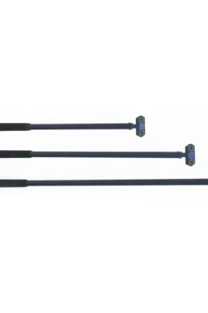 Prolunga Barra Timone Viadana Ø 16 mm - Anodizzata Nera con Snodo in Elastomero e Impugnatura Golf - Lunghezza 910 mm Offerta