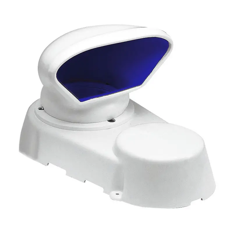Non Perdere Manica a Vento Dorade Plastimo - Presa Aria Impermeabile con Base in ABS e Manica in PVC Lucido per Barche, Disponibile in Blu e Rosso