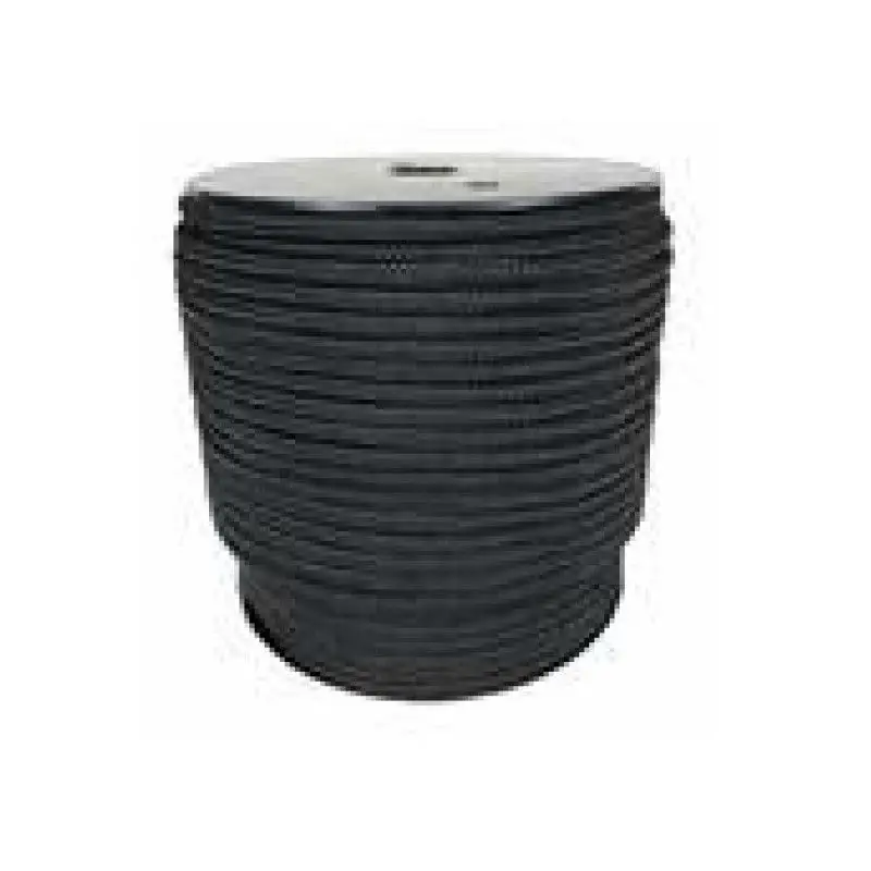Quantità Limitata Treccia elastica nera Plastimo con rivestimento in poliestere ad alta tenacità e allungamento del 200% per nautica e vela