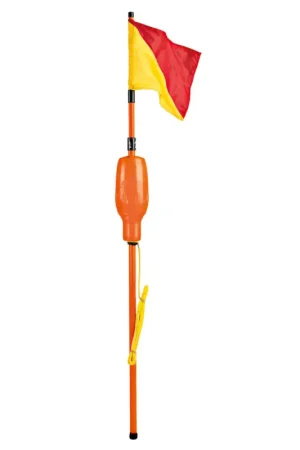 Asta IOR Telescopica in Fibra di Vetro con Bandiera Rosso-Gialla - Conforme Regolamento ISAF/ORC - Plastimo Compra Oggi Stesso
