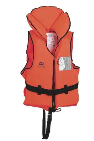 Giubbotto di Salvataggio Plastimo Typhon 100N - Ergonomico, Arancione Fluorescente, Con Cintura di Regolazione e Strisce Riflettenti - CE EN ISO12402-4 Ordina Subito