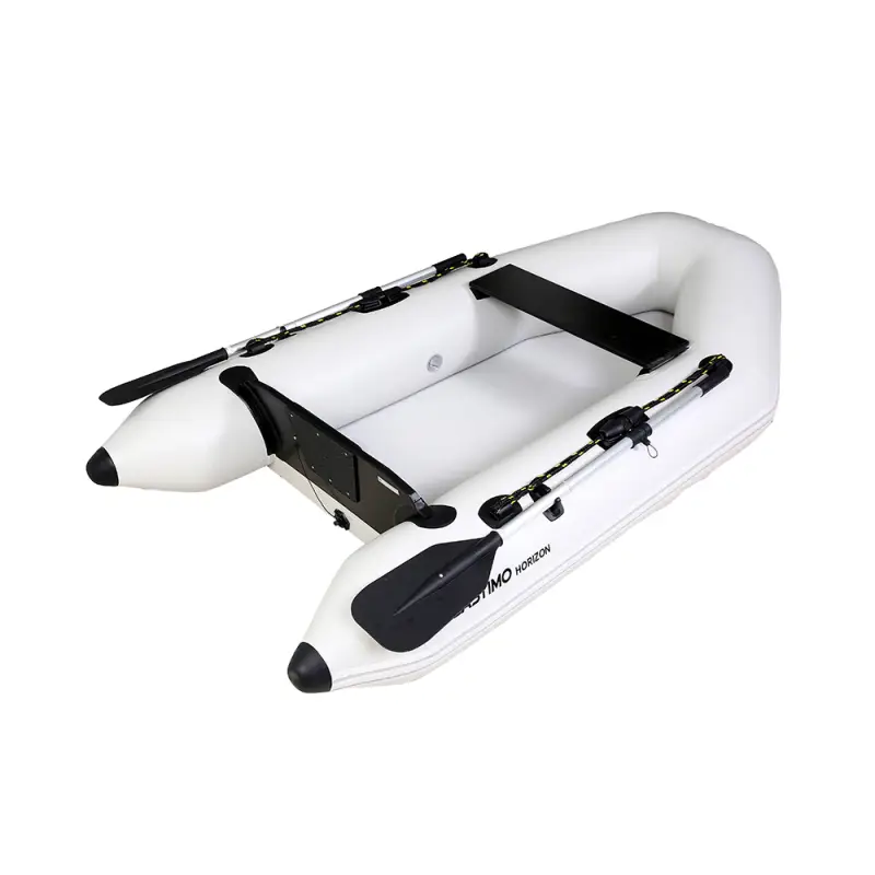 Prezzo Di Fabbrica Tender Horizon Gonfiabile in PVC 1100 Decitex - Resistente agli Abrasivi e ai Raggi UV, Completo di Accessori Inclusi (Sacco, Kit Riparazione, Gonfiatore, 2 Pagaie)