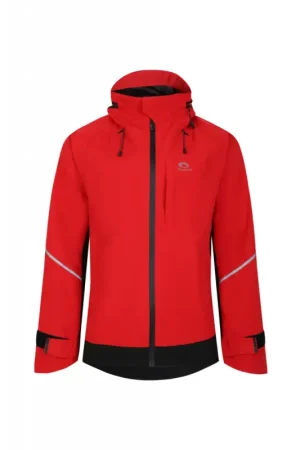 Giacca Coastal Rossa Typhoon - Alta Performance per Navigazione, Idrorepellente e Confortevole con Cappuccio a Scomparsa Ordina Subito