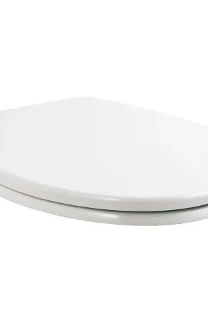 Coprisedile WC Compass termoindurente bianco per wc elettrici Tecma con chiusura frizionata Ultima Occasione