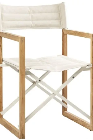 Sedia Pieghevole Teak ARC The Square in Tessuto Batyline® A Buon Prezzo