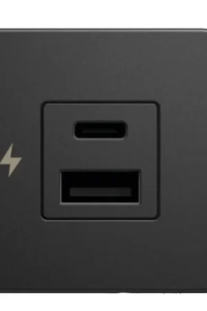 Compra Oggi Stesso Presa USB Doppia A+C SCANSTRUT TILE Nera per Interni Marini