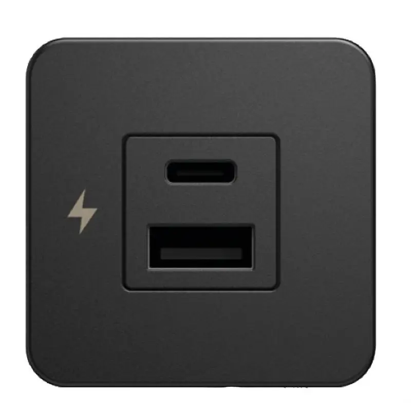 Compra Oggi Stesso Presa USB Doppia A+C SCANSTRUT TILE Nera per Interni Marini