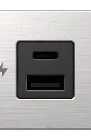 Presa USB doppia A+C Tile in acciaio inox per interni marini - Scanstrut Promozione