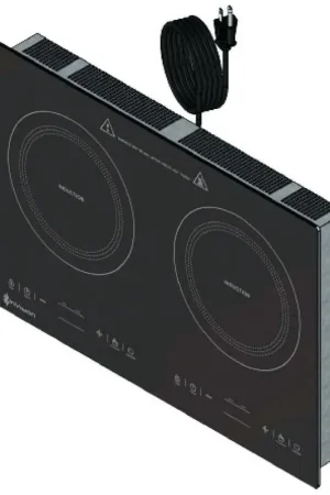 Piano cottura a induzione InVision 120V con pannello touch e blocco di sicurezza per bambini Offerta Limitata