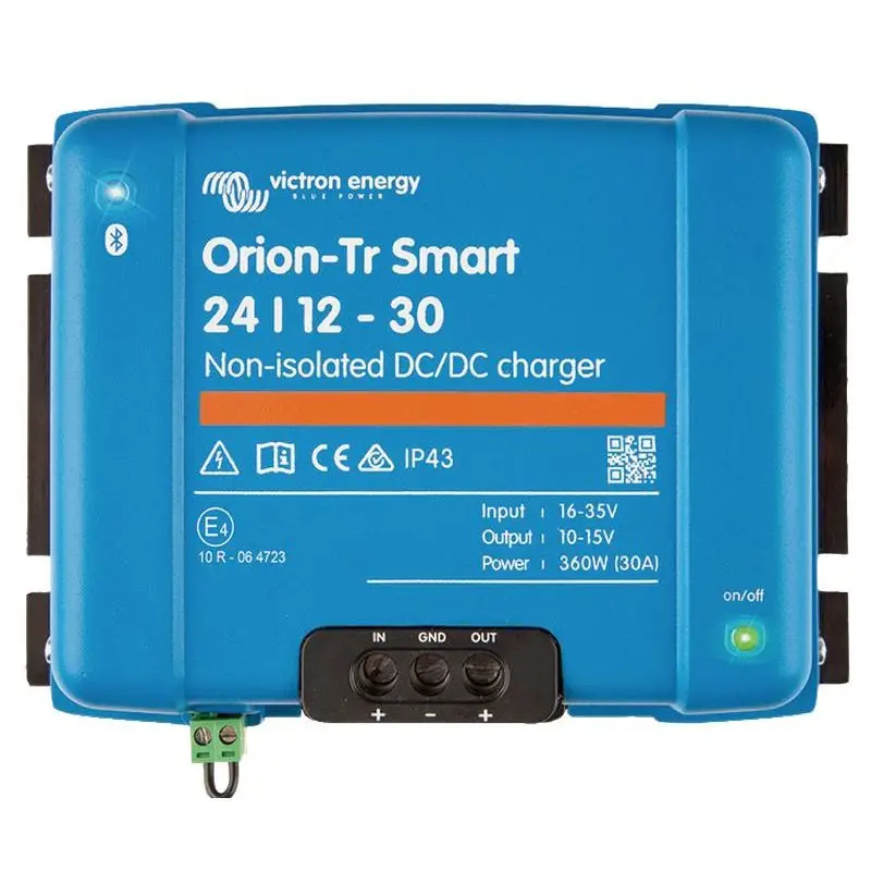 Spedito Oggi Convertitore di tensione Orion-Tr Smart Victron Energy 12/24V 400W con Bluetooth per sistemi a doppia batteria nauti
