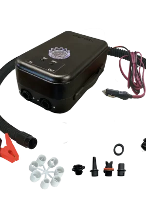 Promozione Gonfiatore Scoprega GE 22 12V - Silenzioso e Potente, 170 l/min, 1250 mbar, con Borsa e Tubo Incluso