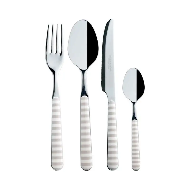 Scelto Dai Clienti Set Posate in Acciaio Inox Maldivas - 24 Pezzi