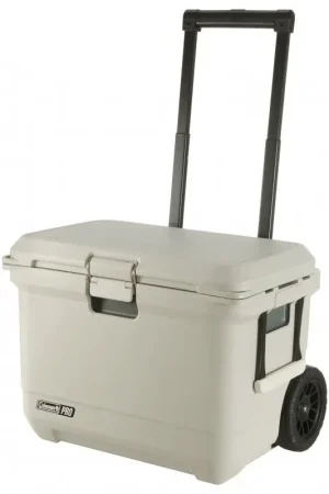 Super Prezzo Ghiacciaia Pro Coleman 55 QT - Super Resistente, Isolamento TempLock™ FX, Interno Antimicrobico, Guarnizione a Prova di Perdite, Utilizzabile come Seduta
