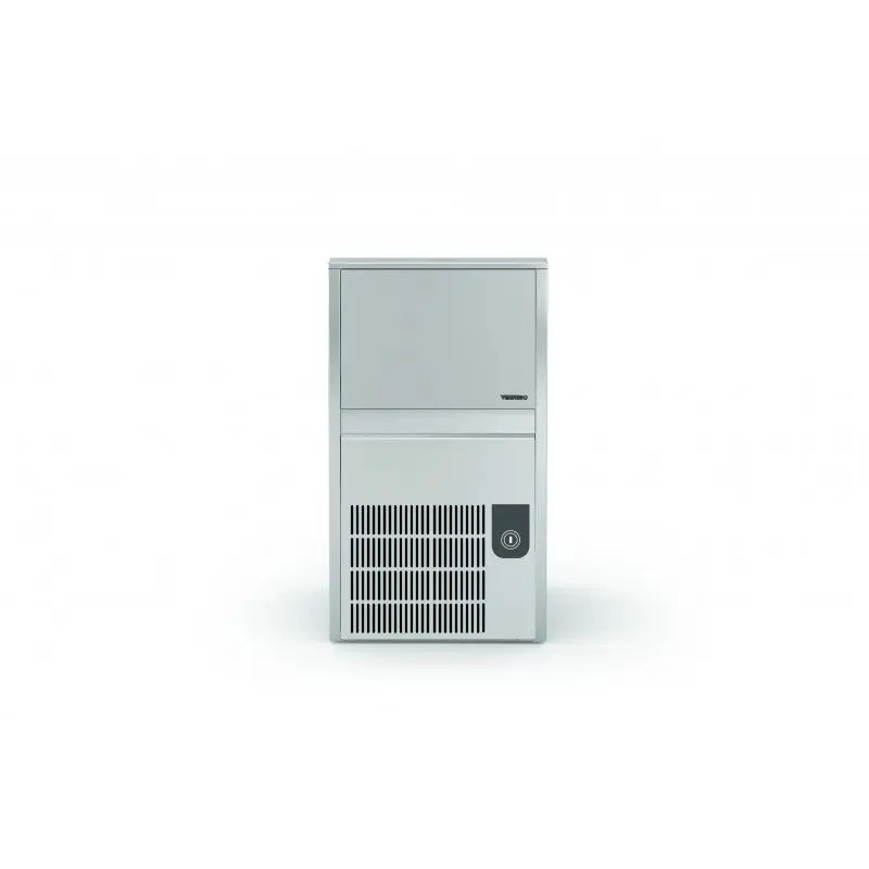 Bestseller Vitrifrigo Ice Maker VF28 Bright con scocca in acciaio inox, condensazione ad aria o acqua, controllo via App, ciclo di sanificazione, produzione ghiaccio programmabile e connessione al cloud IOT.