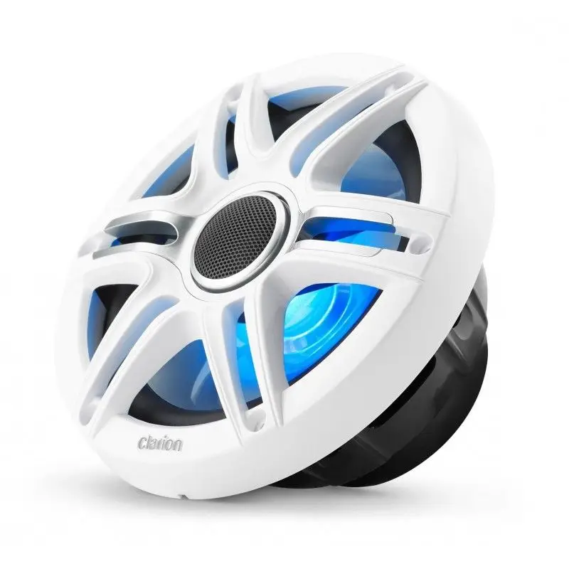 CLARION Casse Sport Bianche/Grigie RGB 6,5" Altoparlanti Marini Coassiali per Ambienti Nautici Novità
