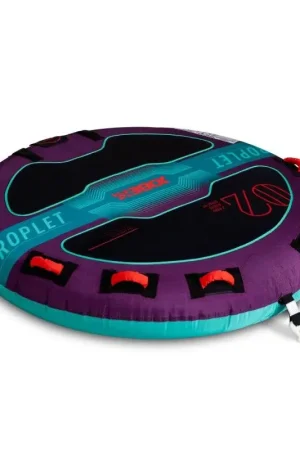 Gommoncino trainabile Jobe Sport International Droplet 2 posti in PVC ad alta resistenza con maniglie soft-grip e attacco rapido Affare