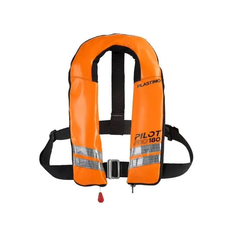 Di Tendenza Giubbotto di Salvataggio Plastimo Pilot 180 Arancione con Galleggiabilità 180 N e Copertura Resistente in PVC