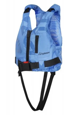Giubbotto di Salvataggio Typhoon Hudson 50N Adulto Blu XL-XXL con Tasca e Chiusura Rapida Ultima Occasione