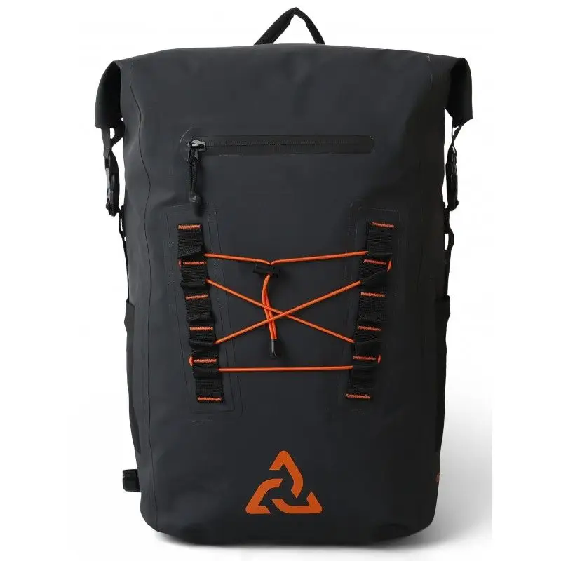 Zaino impermeabile Osea 20L - Nero/Arancione, Poliestere 500D con Cuciture Saldate e Cinghie Regolabili Occasione
