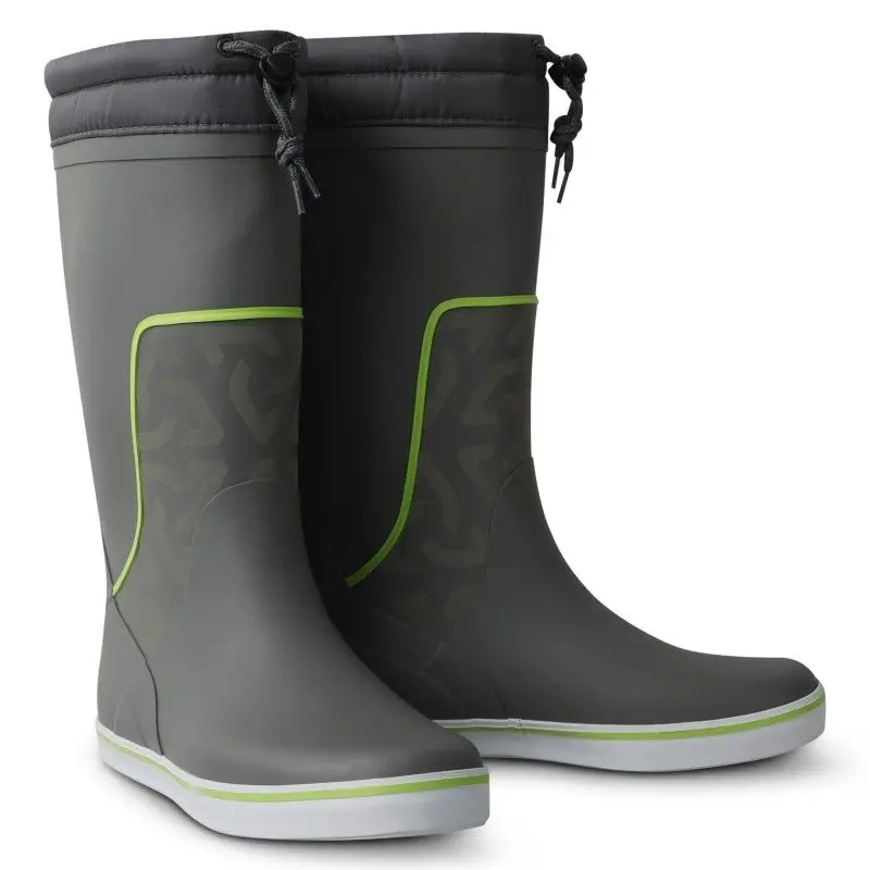 Stivali Sailing Typhoon Grigio/Lime 43 con Suola Antiscivolo e Fascia Regolabile Novità