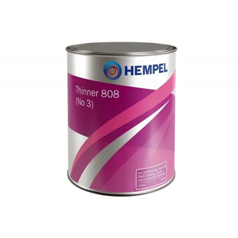 Diluente Thinner 808 Hempel 0,75L per Antivegetative e Underwater Primer Affare