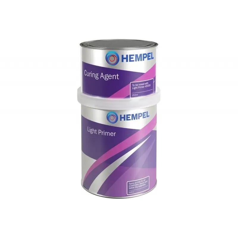 Hempel Light Primer Bianco Sporco 0,75 lt - Primer epossidico anticorrosivo per imbarcazioni e materiali vari Esclusivo