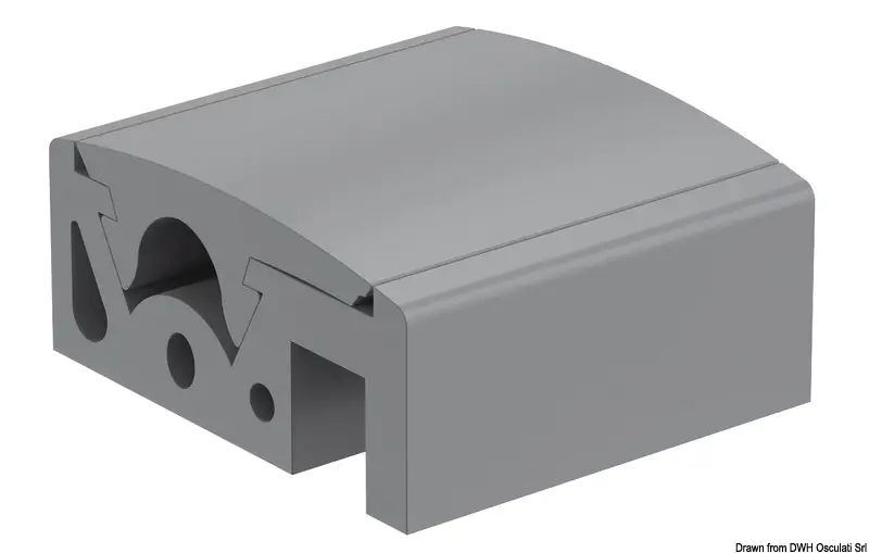 Affare Profilo Parabordo QBE 65 grigio RAL 7047