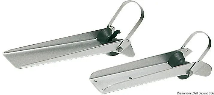 Musone di Prua in Acciaio Inox con Cavallotto 393 x 52 mm Prezzo Di Fabbrica