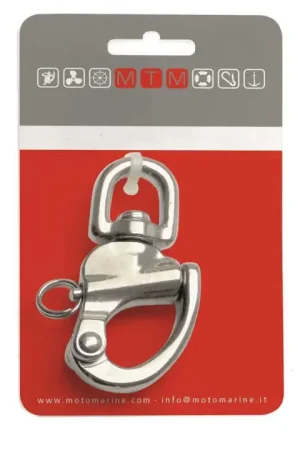 Pagamento Sicuro Moschettone spi girevole c l70mm inox