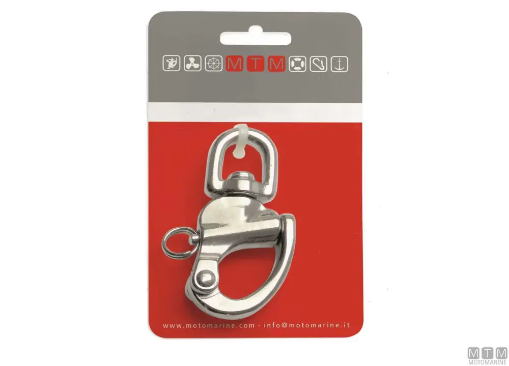 Pagamento Sicuro Moschettone spi girevole c l70mm inox