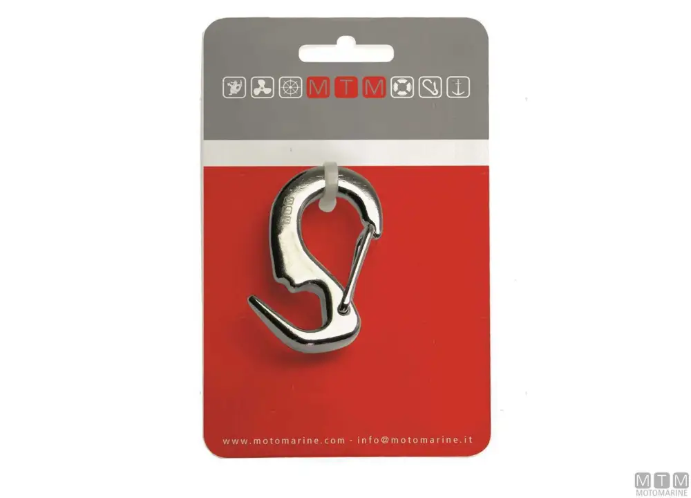 Moschettone open end card l52mm inox Vendita Finale