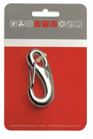 A Buon Prezzo Moschettone closed end card l50mm inox