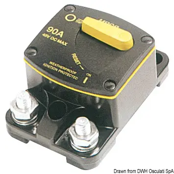 Popolare Interruttore Magnetotermico Esterno per Verricello 150 A